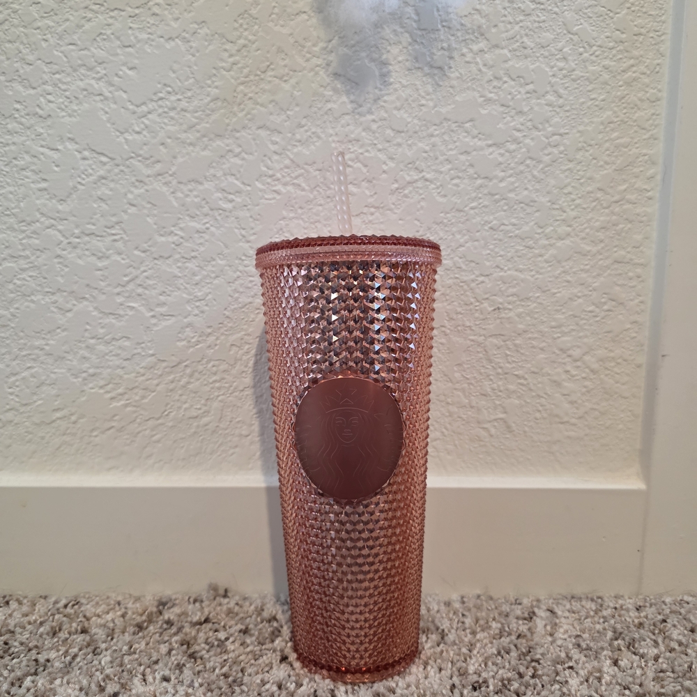 Starbucks Rose Gold Studded Tumbler